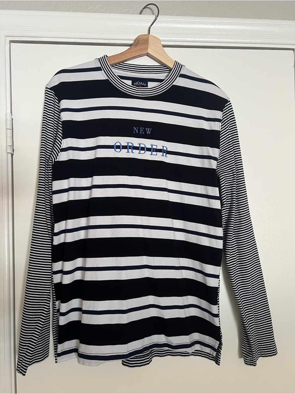 Noah x New Order Striped Long Sleeve - Men’s Small
